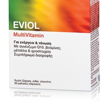 Eviol MultiVitamin Πολυβιταμίνη για Ενέργεια & Τόνωση, 30 κάψουλες