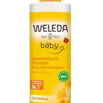 Weleda Βρεφικό Σαμπουάν-Αφρόλουτρο με Καλεντούλα, 400ml