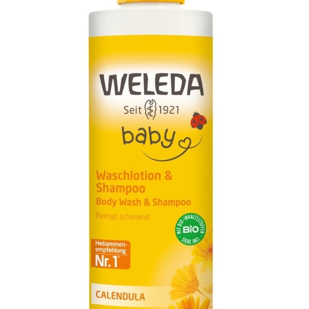 Weleda Βρεφικό Σαμπουάν-Αφρόλουτρο με Καλεντούλα, 400ml