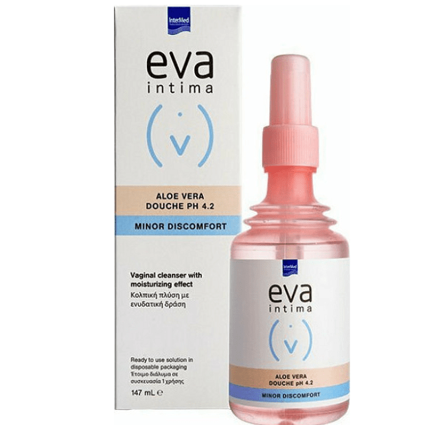 Intermed Eva Intima Douche Aloe Vera Κολπική Πλύση με Ενυδατική Δράση pH 4.2, 147ml