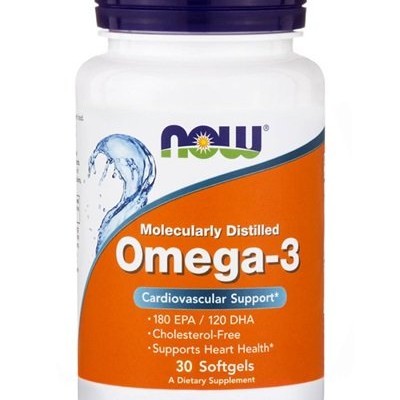 NOW foods Omega-3 1000 mg, 30 μαλακές κάψουλες