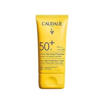 Caudalie Very High Protection Cream Αντηλιακή Κρέμα Προσώπου SPF50+, 50ml