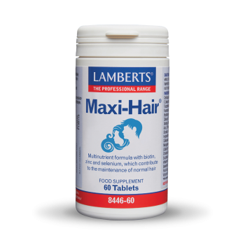 Lamberts Maxi Hair Συμπλήρωμα Διατροφής Για Την Υγεία Των Μαλλιών, 60 Ταμπλέτες