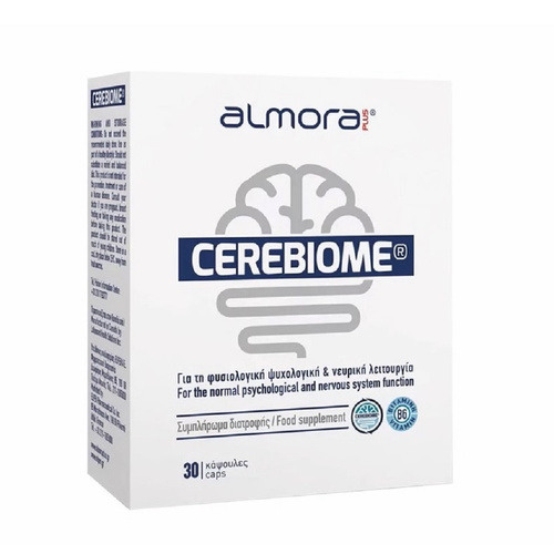 Almora Plus Cerebiome Συμπλήρωμα Διατροφής Για Τη Φυσιολογική Ψυχολογική & Νευρική Λειτουργία, 30 κάψουλες
