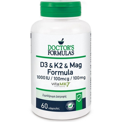 D3 & K2 & Mag Formula, 60 κάψουλες