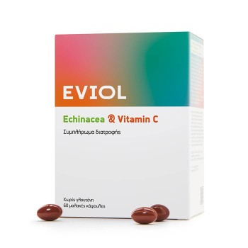 EVIOL Echinacea & Vitamin C, 30 κάψουλες