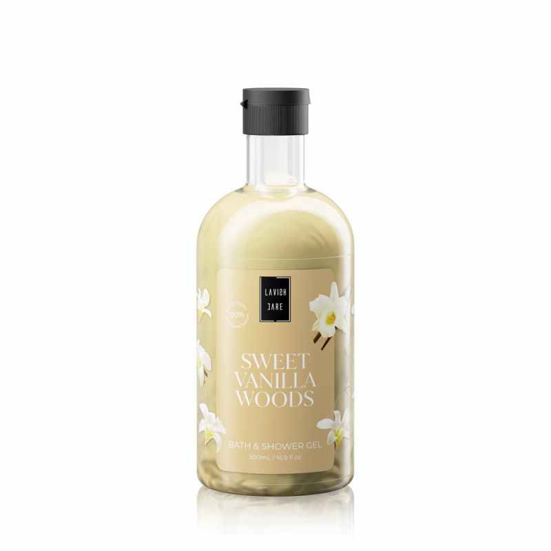 Lavish Care Bath & Shower Gel Sweet Vanilla Woods Αφρόλουτρο, 500ml