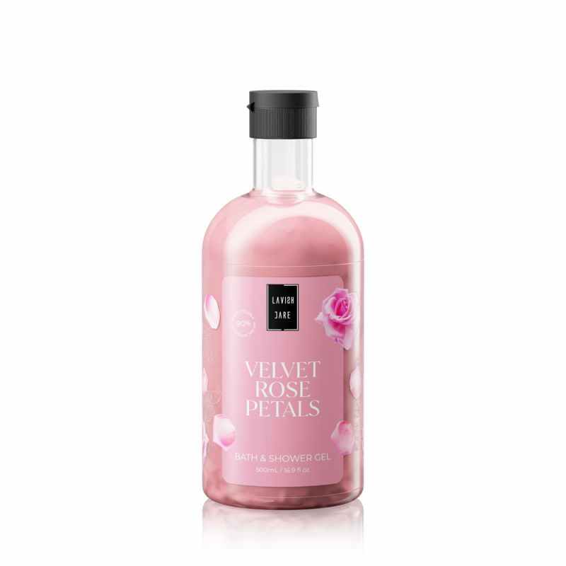 Lavish Care Bath & Shower Gel Velvet Rose Petals Αφρόλουτρο, 500ml