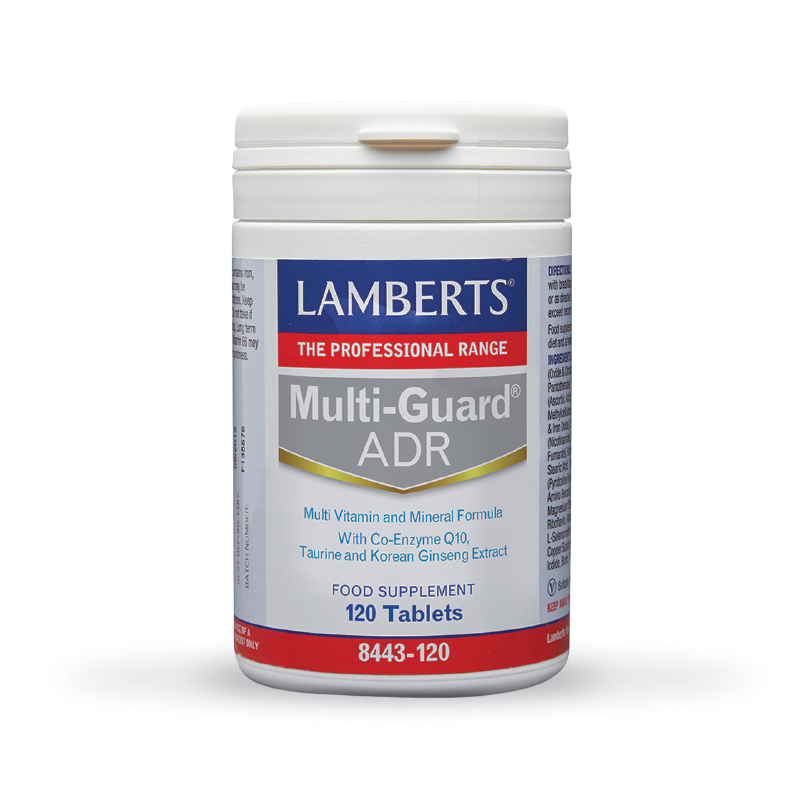 Multi-Guard ADR-Πολυβιταμίνη υψηλής ισχύος με Q10, Ταυρίνη & Ginseng, 60 ταμπλέτες