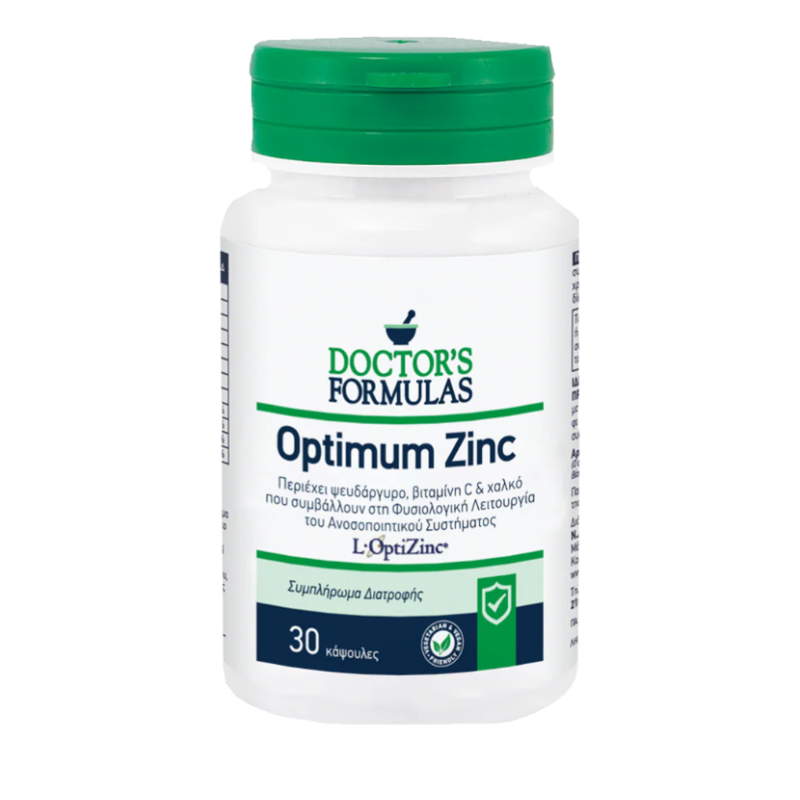 Doctor's Formulas Optimum Zinc, 30 κάψουλες