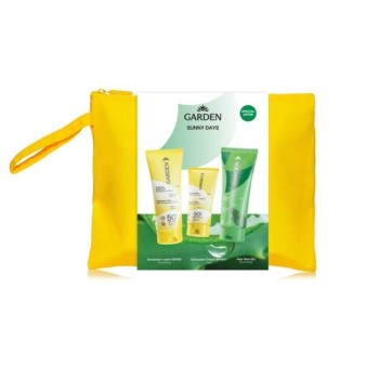 Garden Promo Sun Bag with Sunscreen Lotion Spf50 for Face & Body, 75ml & Face Cream Spf50+,25ml & Aloe Vera Gel. 75ml