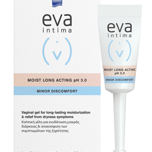 Intermed Eva Intima Moist Long Acting pH 3.0 -  9 προγεμισμένοι με γέλη κολπικοί εφαρμοστές μίας χρήσης