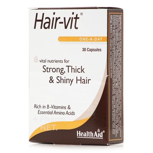 Health Aid Hair-vit, 30 κάψουλες