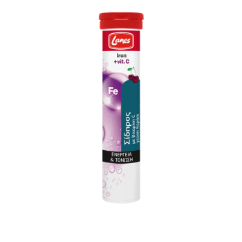 Lanes Iron + Vitamin C, 20 αναβράζουσες ταμπλέτες