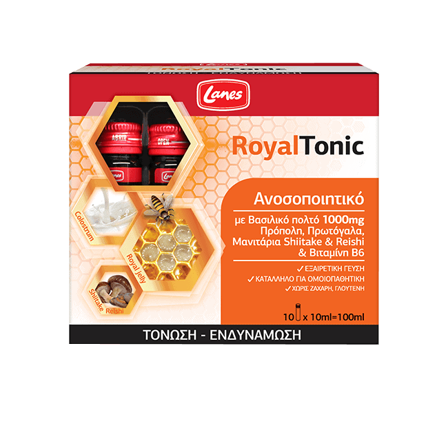 Lanes RoyalTonic, 10 φιαλίδια των 10ml