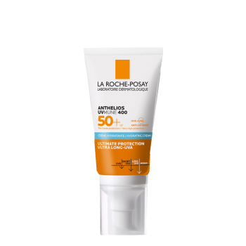 LA ROCHE POSAY Anthelios UVmune 400 Hydrating Cream SPF50-Αντηλιακή Ενυδατική Κρέμα Προσώπου Χωρίς Άρωμα 50ML