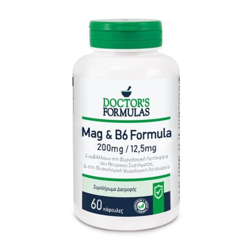 Doctor's Formulas Mag & B6 Formula, 60 κάψουλες