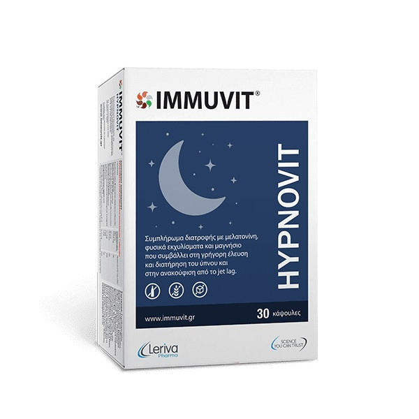 Leriva Immuvit Hypnovit, 30 κάψουλες
