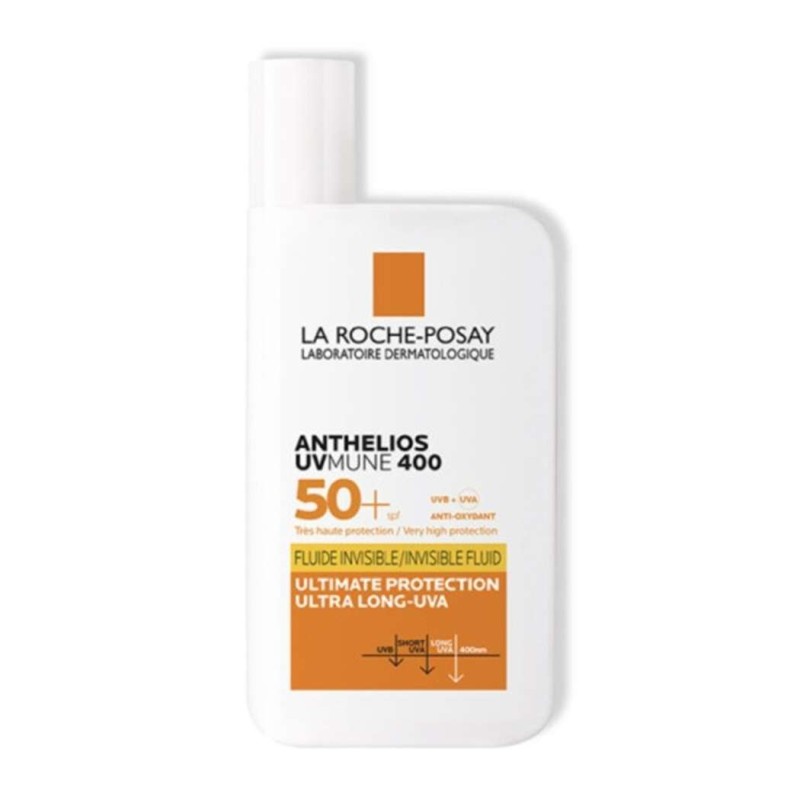 LA ROCHE POSAY Anthelios Uvmune400 SPF50+ Invisible Fluid-Αντηλιακό Προσώπου Για Πολύ Υψηλή Προστασία 50ML