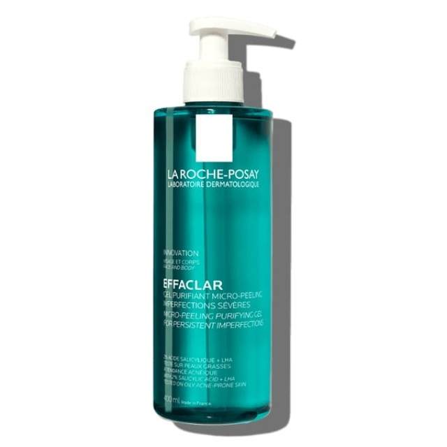 La Roche Posay Effaclar Duo Μιcro-Peeling Purifying Gel Αφρώδες Gel Καθαρισμού για Πρόσωπο & Σώμα 400ml