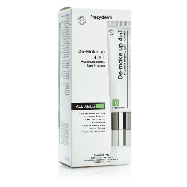 Frezyderm De-Make Up 4 in 1 Γαλάκτωμα Καθαρισμού Ντεμακιγιάζ 200ml