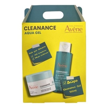 Avene Cleanance Πακέτο Promo Aqua Gel Κρέμα - Τζελ Προσώπου 50ml & Δώρο Cleanance Gel Τζελ Καθαρισμού 100ml