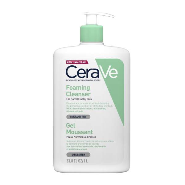 CeraVe Foaming Cleanser Καθαριστικό Gel Προσώπου & Σώματος, 236ml