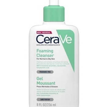 CeraVe Foaming Cleanser Καθαριστικό Gel Προσώπου & Σώματος, 236ml
